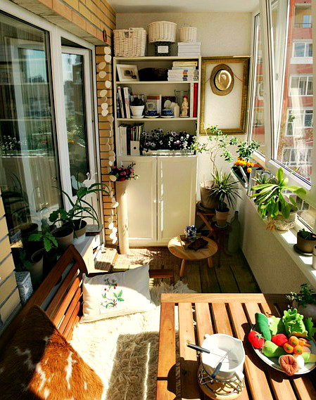 Фотография: Балкон, Терраса в стиле Скандинавский, Интерьер комнат – фото на INMYROOM