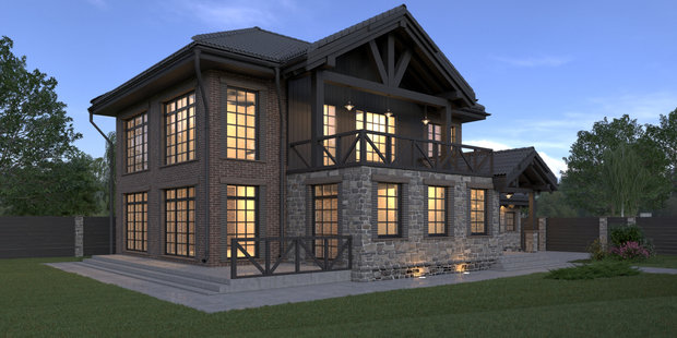 Фото из портфолио Дом в деревенском английском стиле – фотографии дизайна интерьеров на INMYROOM