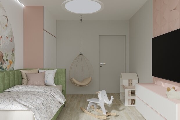 Фото из портфолио Интерьер трёхкомнатной квартиры в ЖК "Арт Квартал" – фотографии дизайна интерьеров на INMYROOM