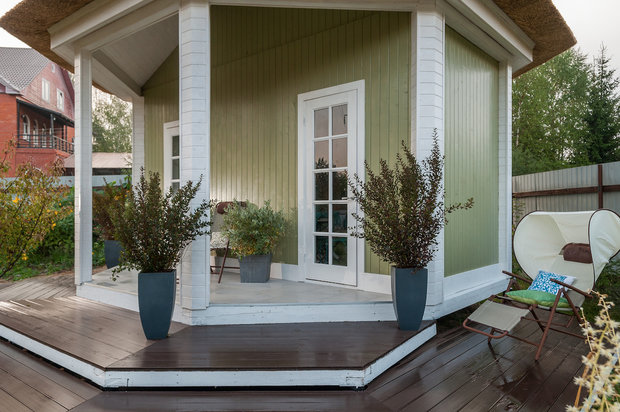 Фотография: Балкон, Терраса в стиле Прованс и Кантри, Дом, Дома и квартиры, dom-iz-brusa – фото на INMYROOM