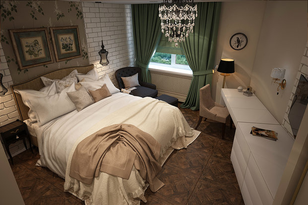 Фотография: Спальня в стиле Прованс и Кантри – фото на INMYROOM