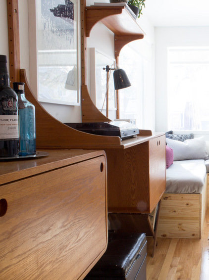 Фотография: Спальня в стиле Лофт, DIY, Дом, Дома и квартиры, Камин – фото на INMYROOM