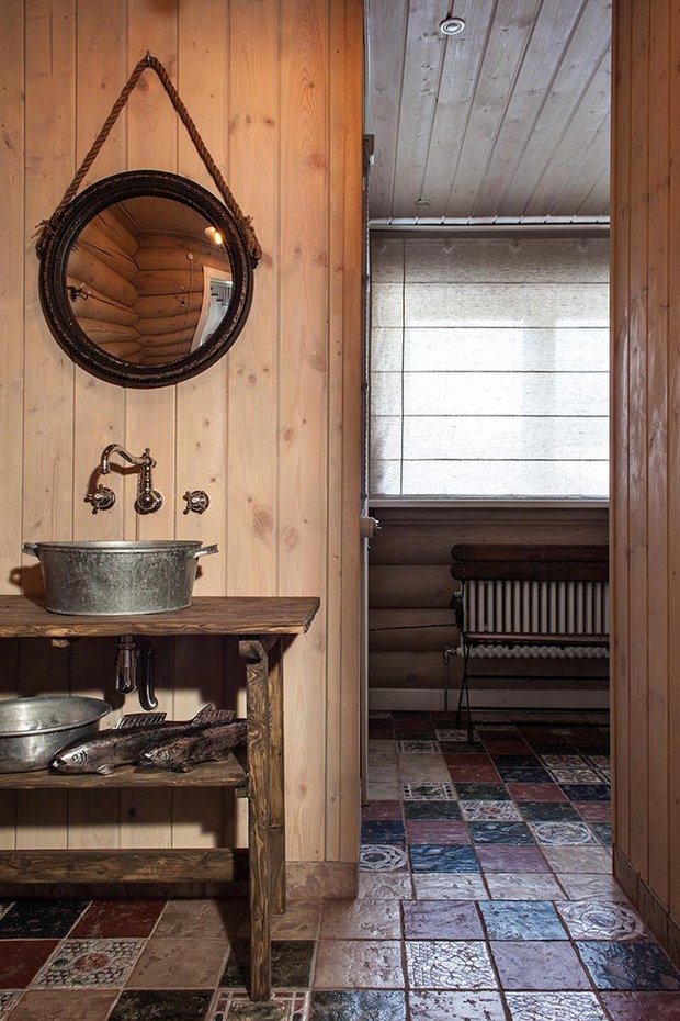 Фотография: Ванная в стиле Прованс и Кантри, Дом, Дома и квартиры, Проект недели, Эко – фото на INMYROOM