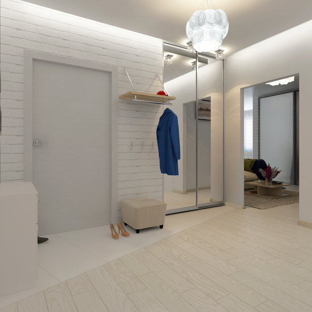 Фото из портфолио Квартира в стиле эклектика в ЖК Изумрудный – фотографии дизайна интерьеров на INMYROOM