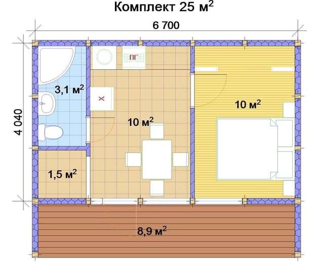Фото из портфолио Rubus Home - варианты планировки – фотографии дизайна интерьеров на INMYROOM