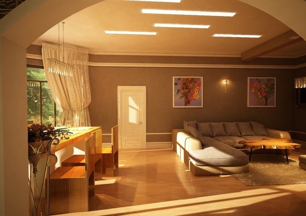 Фотография: Гостиная в стиле Эклектика, Дом, Дома и квартиры, Проект недели, Современное искусство – фото на INMYROOM