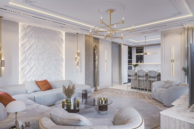 Фото из портфолио Дизайн квартиры в современном стиле  – фотографии дизайна интерьеров на INMYROOM