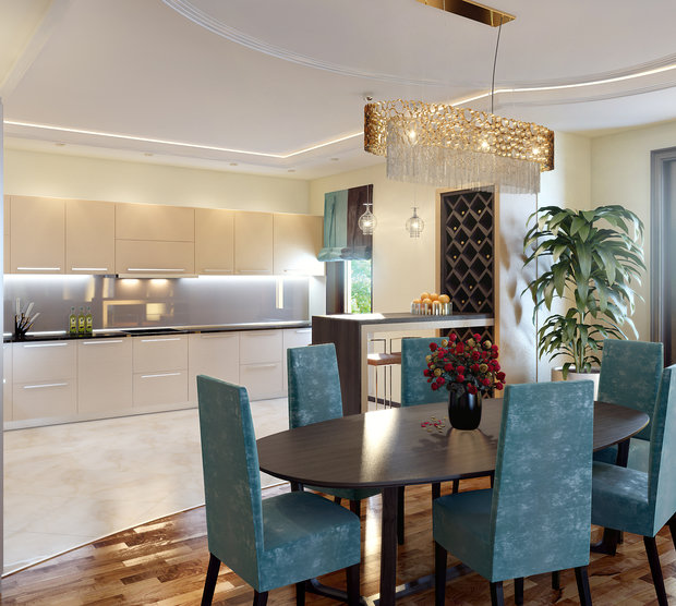 Фото из портфолио КП ВЛАДЫЧИНО – фотографии дизайна интерьеров на INMYROOM