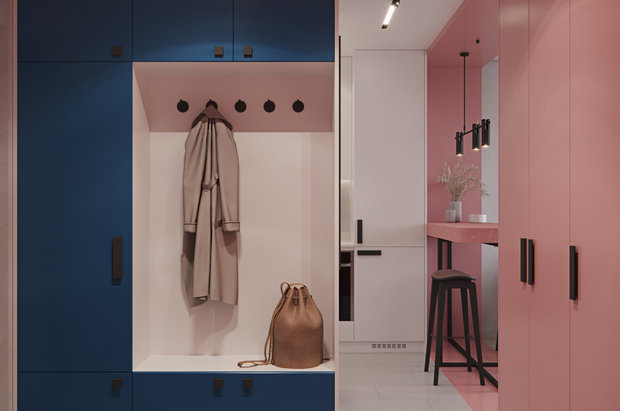 Фото из портфолио ДИЗАЙН МАЛОГАБАРИТНОЙ КВАРТИРЫ, 33 М2 – фотографии дизайна интерьеров на INMYROOM