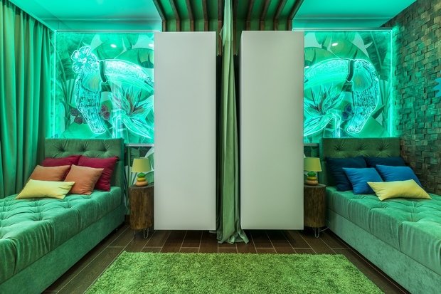 Фото из портфолио Солнечные джунгли – фотографии дизайна интерьеров на INMYROOM