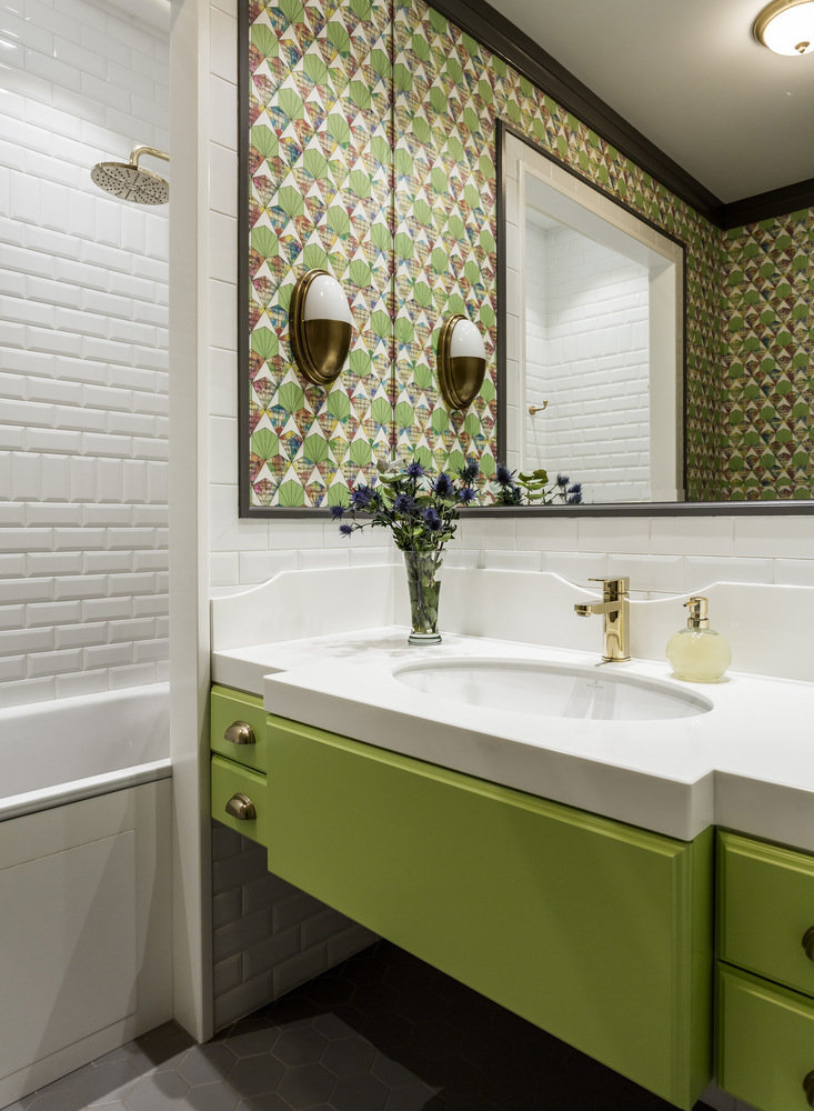 Фотография: Ванная в стиле Современный, Квартира, Проект дня, Москва, 4 и больше, Более 90 метров, Монолитно-кирпичный, Маша Файнберг – фото на INMYROOM Фотография: Ванная в стиле Современный, Квартира, Проект дня, Москва, 4 и больше, Более 90 метров, Монолитно-кирпичный, Маша Файнберг – фото на INMYROOM