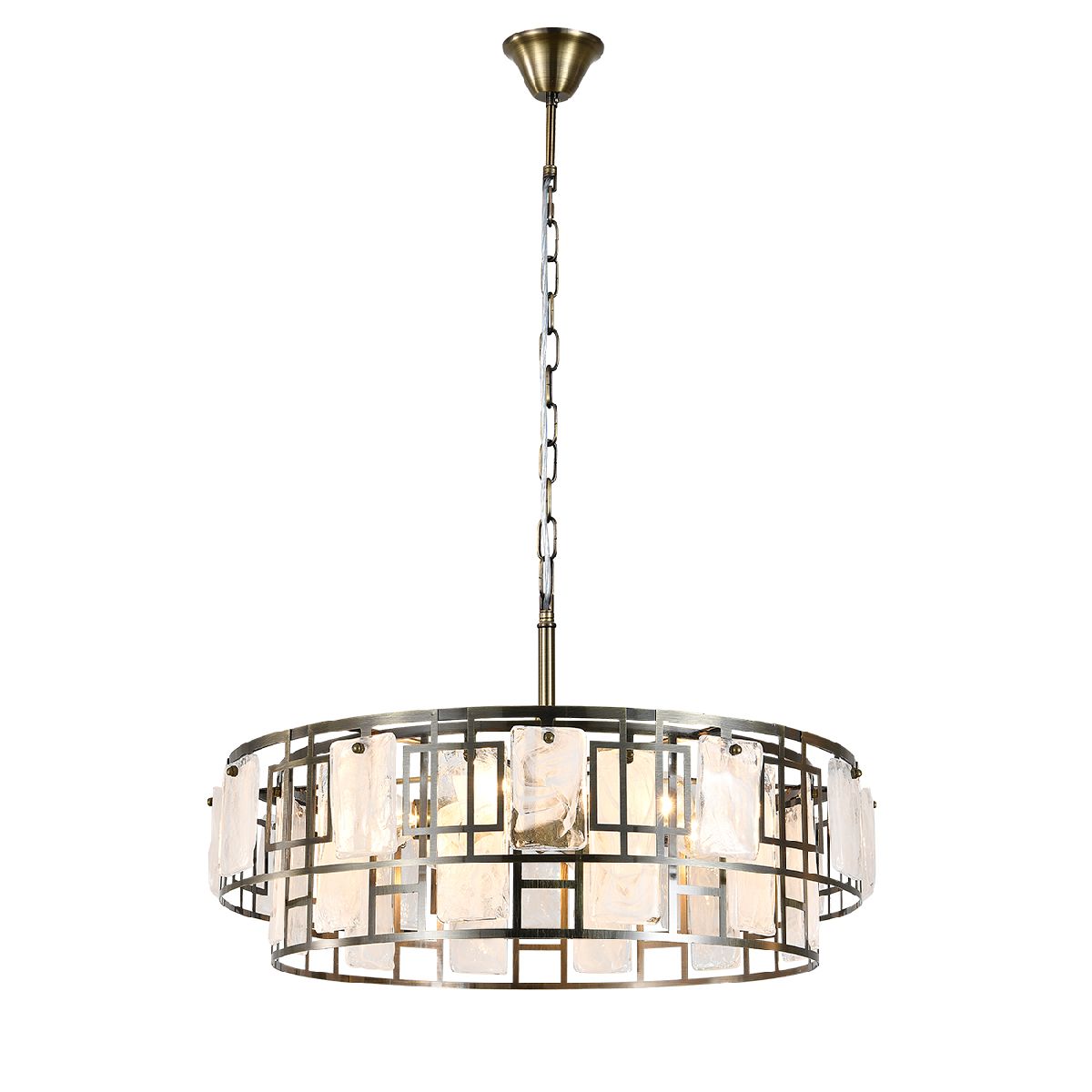 Подвесная люстра Tephida 2131/6S (стекло, цвет белый)