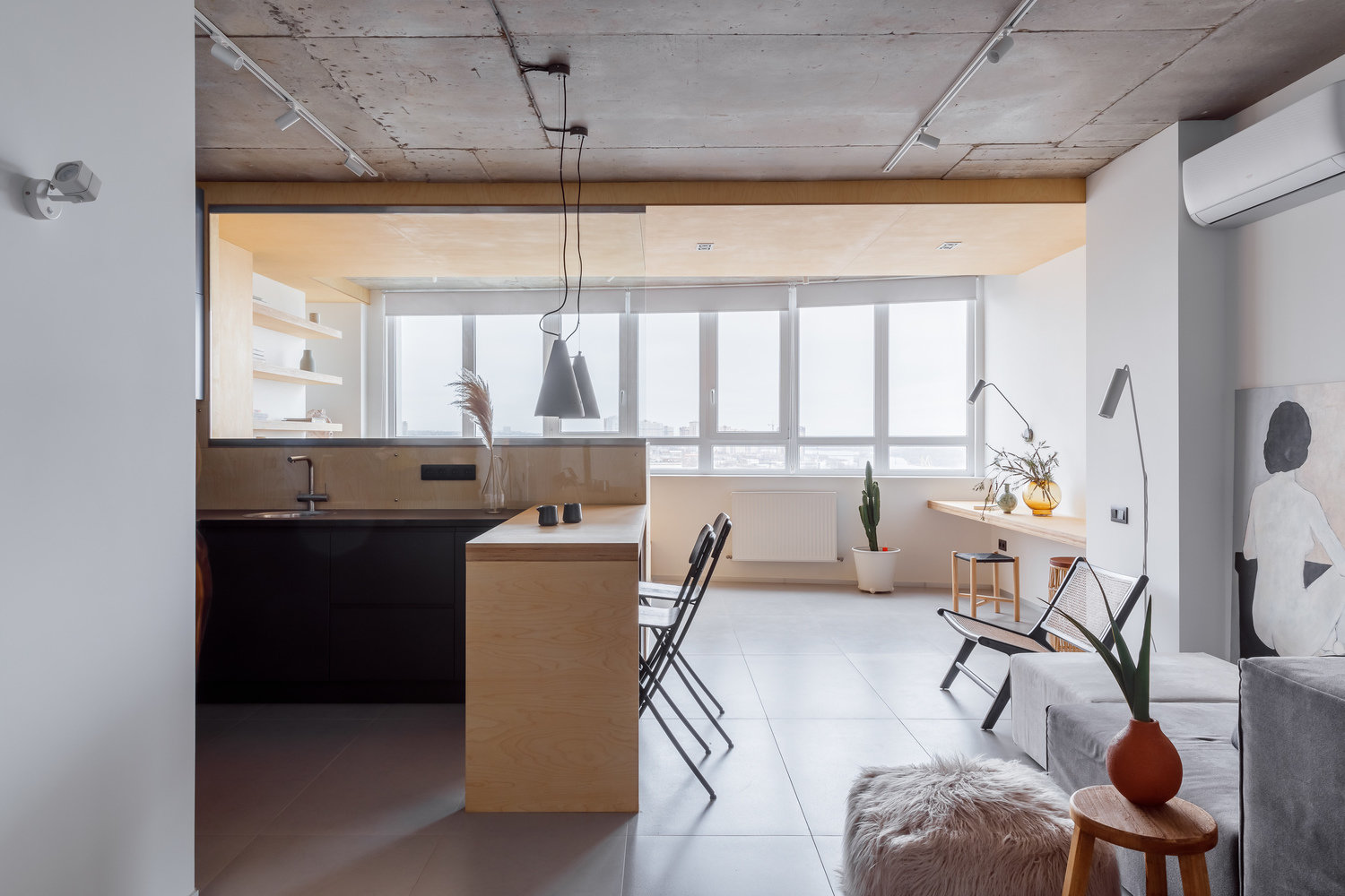 Фотография: Гостиная в стиле Современный, Минимализм, Квартира, Студия, Проект дня, Диана Карнаухова, MakeDesign, Ростов-на-Дону, 40-60 метров, Виктория Лукьянова – фото на INMYROOM Фотография: Гостиная в стиле Современный, Минимализм, Квартира, Студия, Проект дня, Диана Карнаухова, MakeDesign, Ростов-на-Дону, 40-60 метров, Виктория Лукьянова – фото на INMYROOM