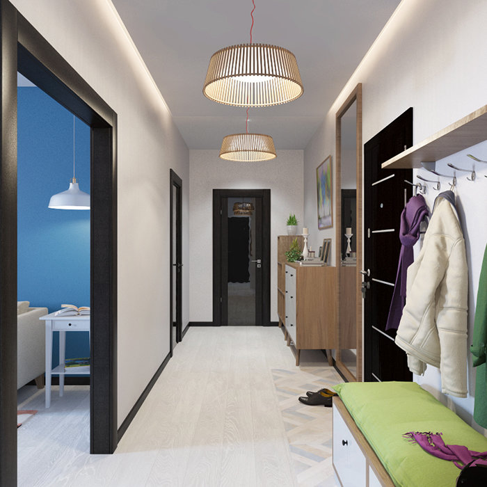 Фото из портфолио Яркая и свежая квартира, г. Сургут – фотографии дизайна интерьеров на INMYROOM Фото из портфолио Яркая и свежая квартира, г. Сургут – фотографии дизайна интерьеров на INMYROOM