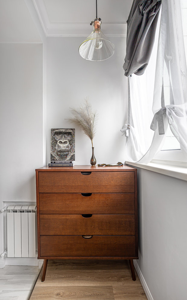 Фотография: Балкон в стиле Классический, Современный, Квартира, Проект недели, Москва, 3 комнаты, 60-90 метров, Елена Рязанова – фото на INMYROOM