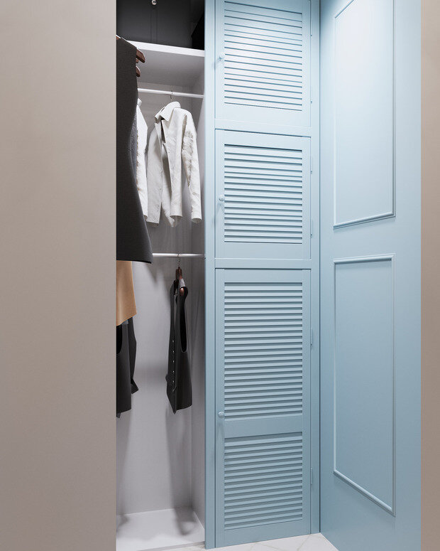 Фотография: Прихожая в стиле Современный, Прованс и Кантри, Квартира, Проект недели, Москва, 2 комнаты, 60-90 метров, Студия NSQ, Света Константинова – фото на INMYROOM