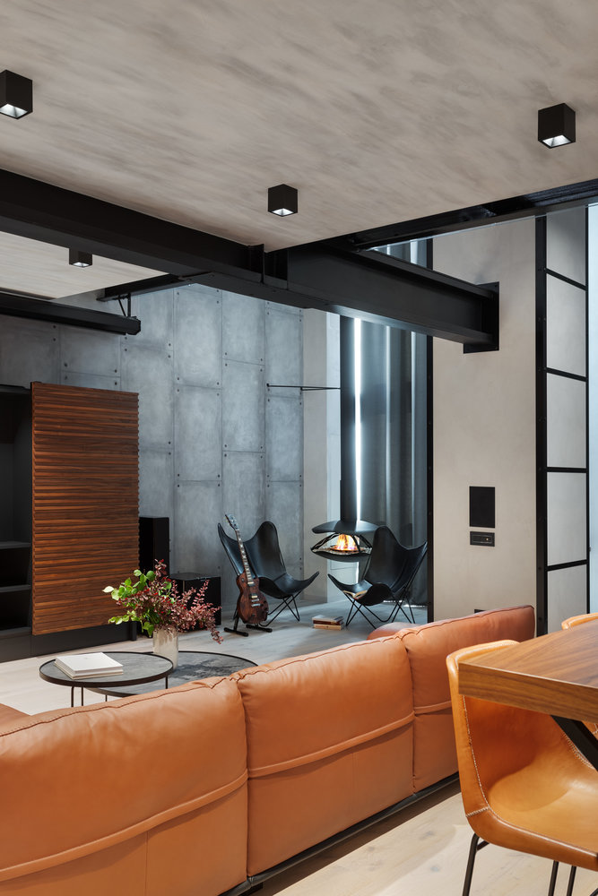 Фотография: Гостиная в стиле Современный, Лофт, Квартира, Проект недели, Москва, GM-Interior, 3 комнаты, Более 90 метров – фото на INMYROOM Фотография: Гостиная в стиле Современный, Лофт, Квартира, Проект недели, Москва, GM-Interior, 3 комнаты, Более 90 метров – фото на INMYROOM