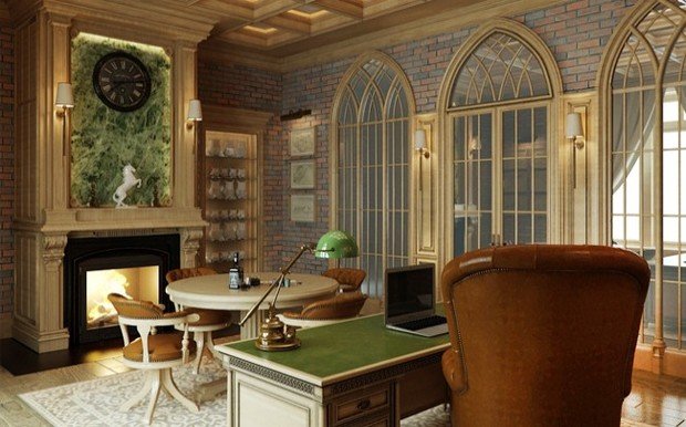 Фото из портфолио Английский дом (пригород Санкт-Петербурга) – фотографии дизайна интерьеров на INMYROOM