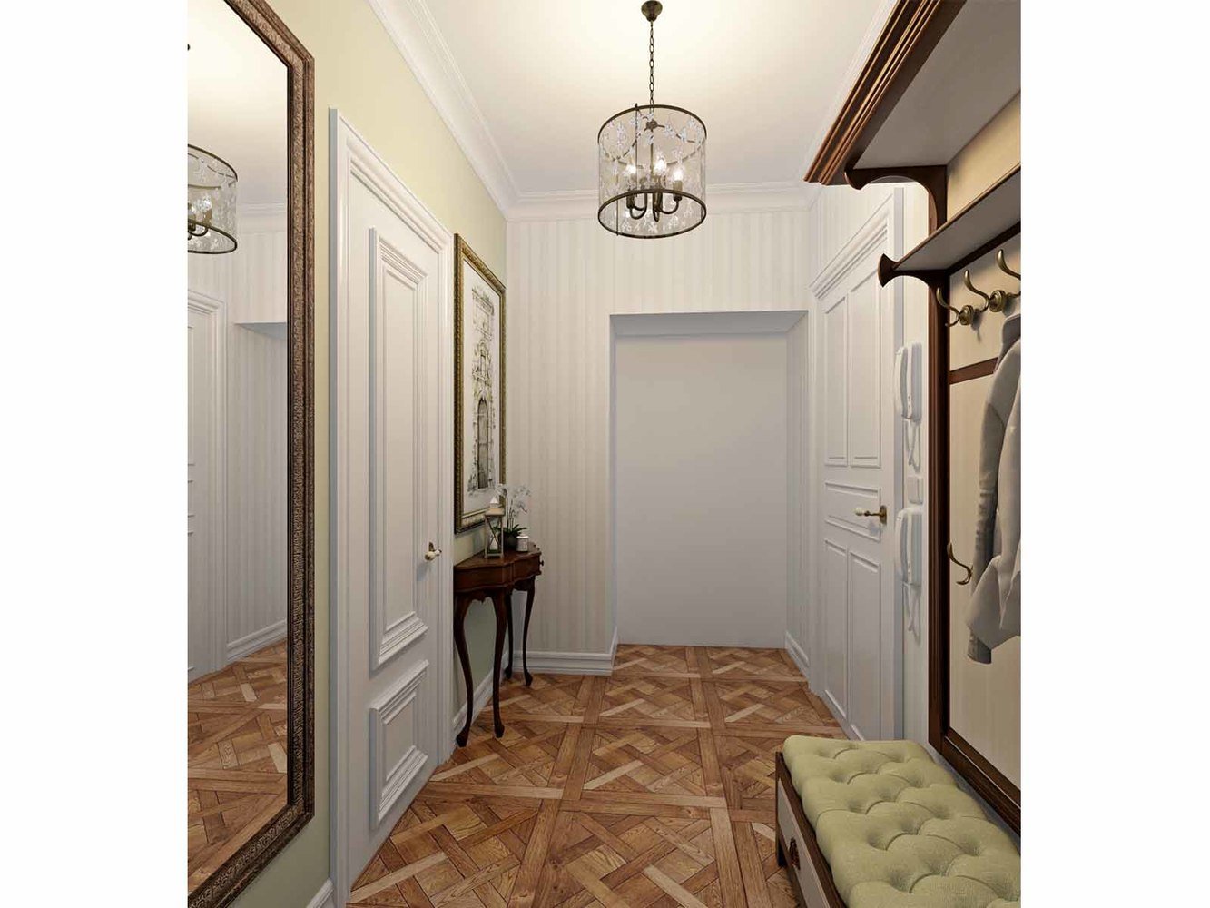 Фото из портфолио "Сохраняя традиции". Проект ванной, прихожей и кухни (21 кв.м). – фотографии дизайна интерьеров на INMYROOM Фото из портфолио "Сохраняя традиции". Проект ванной, прихожей и кухни (21 кв.м). – фотографии дизайна интерьеров на INMYROOM