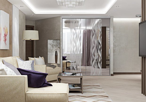 Фото из портфолио 3к.кв. в кофейных тонах в ЖК Черемушки 2 (83 кв.м) – фотографии дизайна интерьеров на INMYROOM