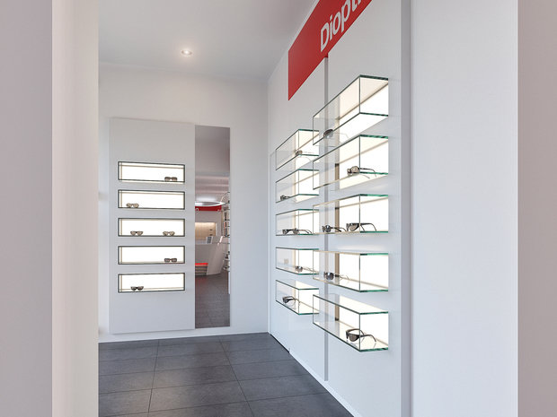 Фото из портфолио салон оптики – фотографии дизайна интерьеров на INMYROOM