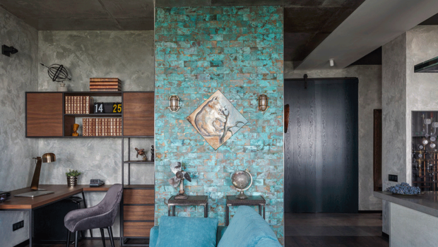 Фотография: Кабинет в стиле Лофт, Ванная, Декоративная штукатурка, Гид, Ирина Большакова, Мария Полянская, Андрей Попов, декоративная отделка стен, Роман Луценко, Dali-Decor – фото на INMYROOM