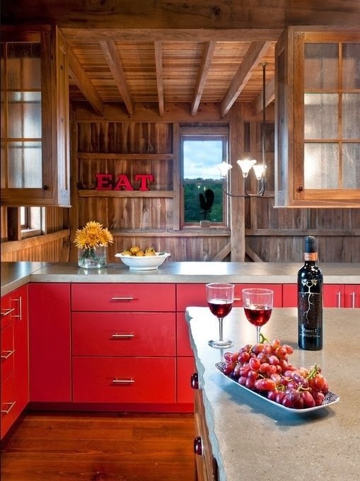 Фото из портфолио Красный цвет – фотографии дизайна интерьеров на INMYROOM