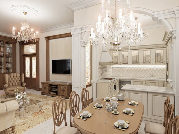 Фото из портфолио Студия в классическом стиле  – фотографии дизайна интерьеров на INMYROOM