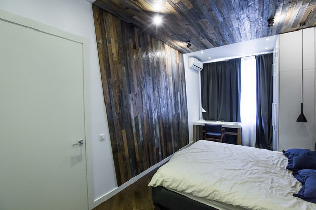 Фотография: Спальня в стиле Лофт, Современный, Скандинавский, Эклектика, Квартира, Дома и квартиры, Проект недели, Эко – фото на INMYROOM