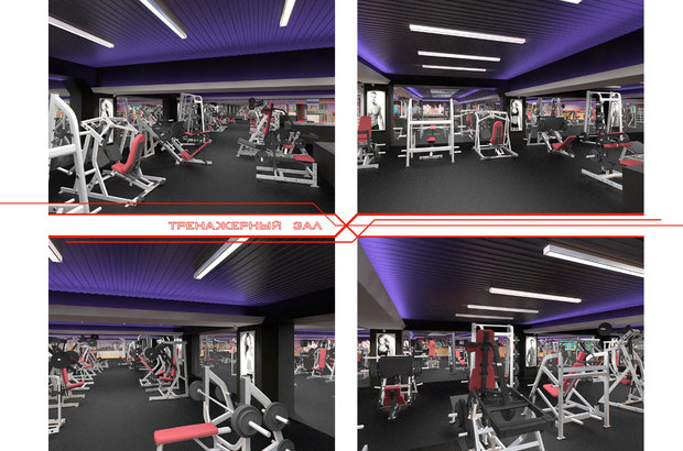 Фото из портфолио Powerhouse GYM – фотографии дизайна интерьеров на InMyRoom.ru