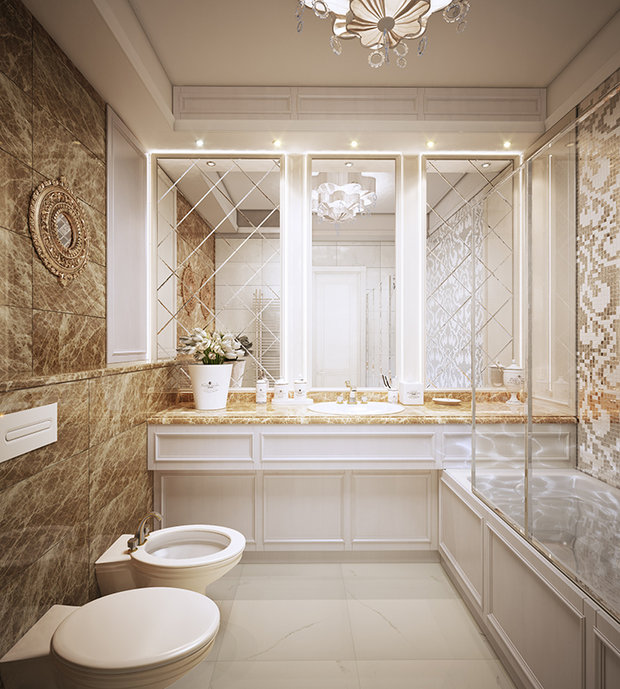 Фото из портфолио Квартира 120 кв.м на улице Бирюзова – фотографии дизайна интерьеров на INMYROOM