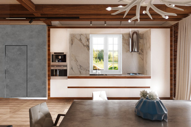 Фото из портфолио Дизайн проекта Дома в г. Москва – фотографии дизайна интерьеров на INMYROOM