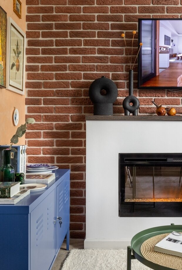 Фотография: Гостиная в стиле Лофт, Современный, Эклектика, Малогабаритная квартира, Квартира, Проект недели, Минск, 2 комнаты, 40-60 метров, Бохо, Галина Бардашевич – фото на INMYROOM