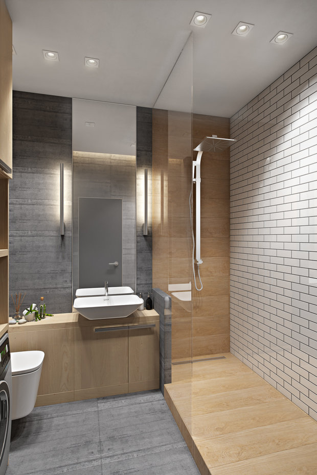 Фото из портфолио Квартира для молодой семьи в стиле лофт – фотографии дизайна интерьеров на INMYROOM