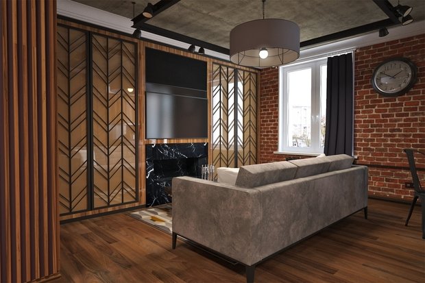 Фото из портфолио "Стонер" квартира в Москве – фотографии дизайна интерьеров на INMYROOM