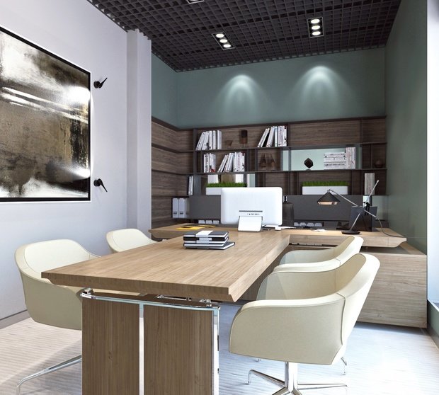 Фото из портфолио Частный офис на ул.Пионерская – фотографии дизайна интерьеров на INMYROOM