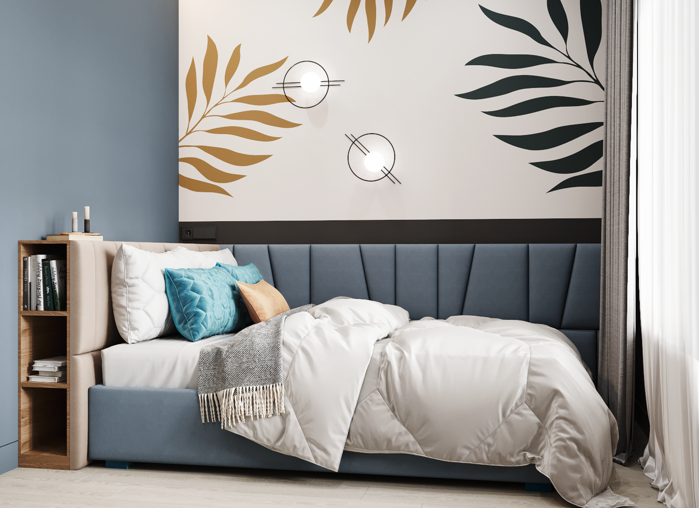 Фотография: Спальня в стиле Современный, Квартира, Проект недели, Москва, 4 и больше, Более 90 метров, Texture Design – фото на INMYROOM Фотография: Спальня в стиле Современный, Квартира, Проект недели, Москва, 4 и больше, Более 90 метров, Texture Design – фото на INMYROOM