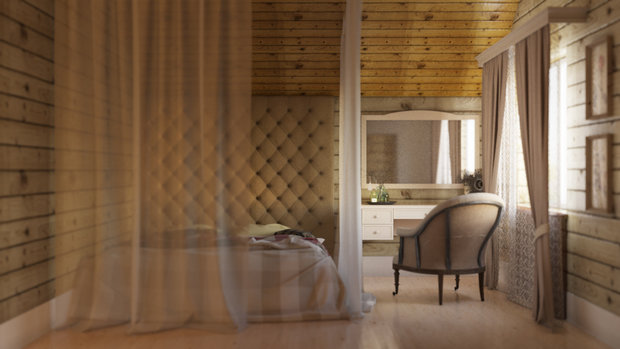 Фото из портфолио Дизайн интерьера в деревянном доме – фотографии дизайна интерьеров на INMYROOM