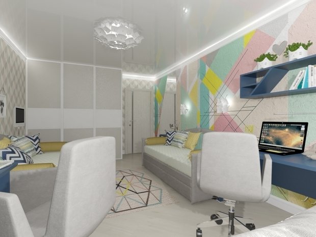 Фото из портфолио Квартира 90 метров – фотографии дизайна интерьеров на INMYROOM