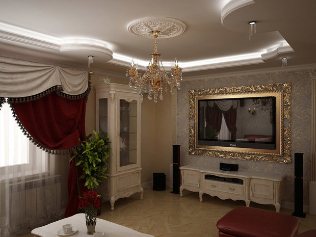 Фото из портфолио Роскошный ампир. – фотографии дизайна интерьеров на INMYROOM