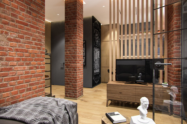 Фото из портфолио Квартира для молодой семьи в стиле лофт – фотографии дизайна интерьеров на INMYROOM