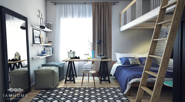 Фото из портфолио Детские в стиле LOFT – фотографии дизайна интерьеров на INMYROOM