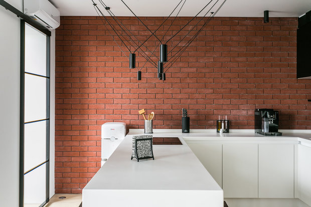 Фотография: Кухня и столовая в стиле Лофт, Минимализм, Квартира, Проект недели, Реутов, 40-60 метров, Icon, Роман Потапов – фото на INMYROOM