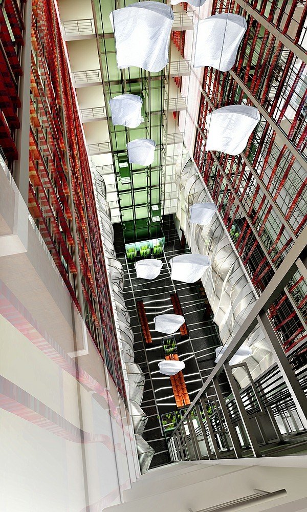 Фото из портфолио Вариант офисного центра. – фотографии дизайна интерьеров на INMYROOM