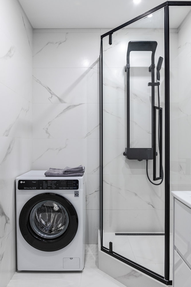 Фотография: Ванная в стиле Современный, Квартира, Советы, Проект недели, Москва, 1 комната, 40-60 метров, Юлия Панова – фото на INMYROOM Фотография: Ванная в стиле Современный, Квартира, Советы, Проект недели, Москва, 1 комната, 40-60 метров, Юлия Панова – фото на INMYROOM