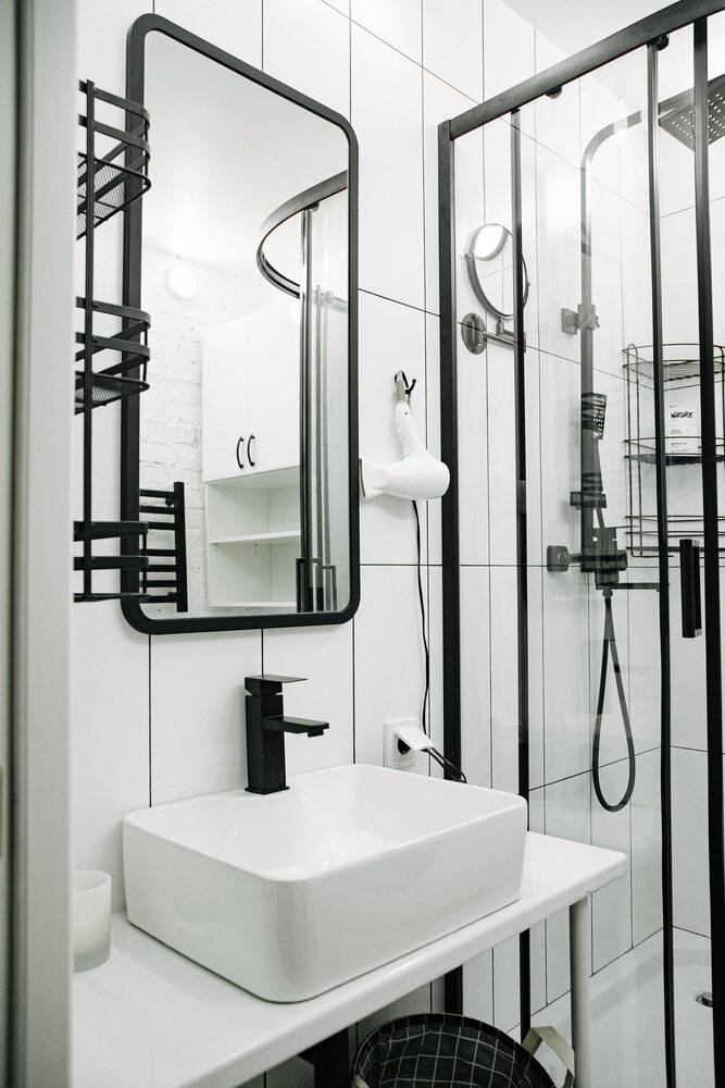 Фотография: Ванная в стиле Лофт, Скандинавский, Малогабаритная квартира, Квартира, Проект недели, Москва, Хрущевка, Кирпичный дом, 2 комнаты, до 40 метров, Павел Фотеев – фото на INMYROOM Фотография: Ванная в стиле Лофт, Скандинавский, Малогабаритная квартира, Квартира, Проект недели, Москва, Хрущевка, Кирпичный дом, 2 комнаты, до 40 метров, Павел Фотеев – фото на INMYROOM