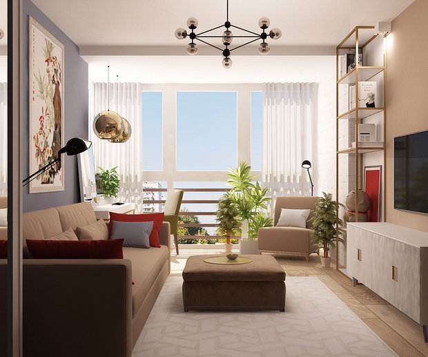 Фото из портфолио Летнее настроение – фотографии дизайна интерьеров на INMYROOM