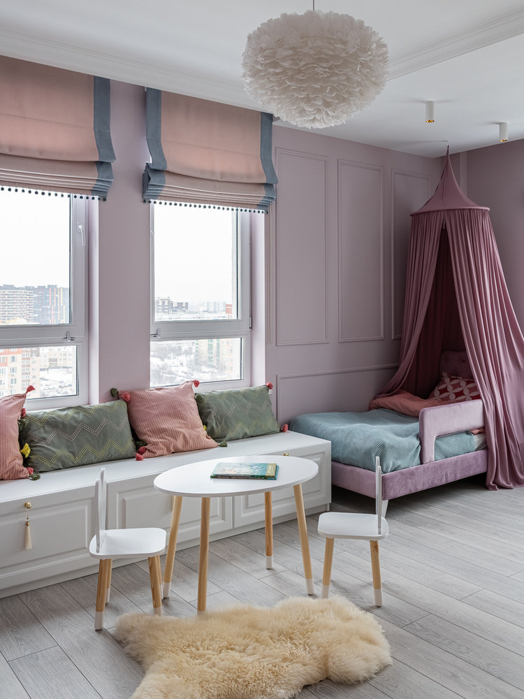 Фотография: Детская в стиле Современный, Классический, Квартира, Проект недели, Москва, 4 и больше, Более 90 метров, Анна Шаповалова – фото на INMYROOM