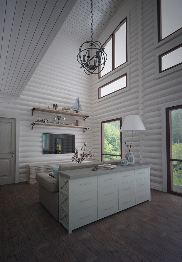 Фото из портфолио Country House. Кazan 2016 – фотографии дизайна интерьеров на INMYROOM