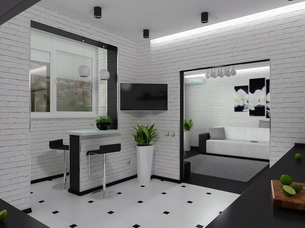 Фото из портфолио Квартира в стиле модерн – фотографии дизайна интерьеров на INMYROOM